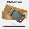 LEEXTON Adjustable Nylon Outdoor Fabric Belt Men's Automatic Buckle Metal