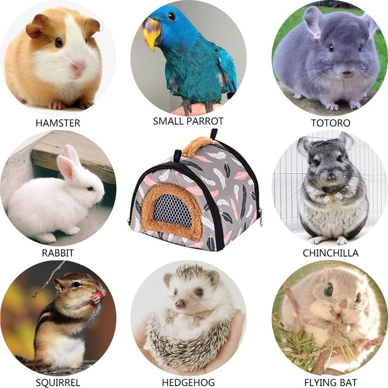 YOASONEK Pet Carrying Bag, Small Animals, Hamster, Cage, Carrying Case,
