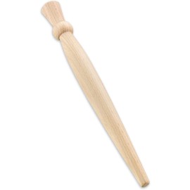 Porridge Spurtle Scottish Spurtle Porridge Stirrer - Wooden Spurtle Thistle Smooth Beechwood Stick - 29 cm Long