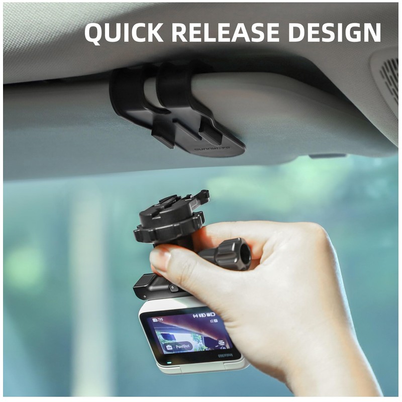 MAXOLA Car Clip for Insta360 GO 3 Car Sun Visor