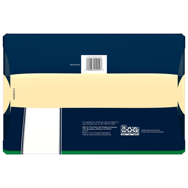 Ever Clean Extra Strength Clumping Unscented Cat Litter, 42 lbs.