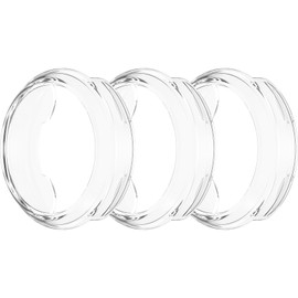 Chofit Protective Case Intended for Garmin Lily 2 Case Shockproof Cover TPU Bumper Shell Anti-Scratch Protector Case for Garmin Lily 2 (Clear+Clear+Clear)