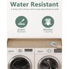 Piskyet Washer Dryer Countertop,Laundry Countertop with Edge Rails,27.5" Depth x