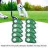 10 PCS Golf Club Head Covers Four Leaf Clover Pattern