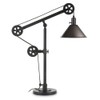Pemberly Row Contemporary 29" Blackened Bronze Metal Table Lamp