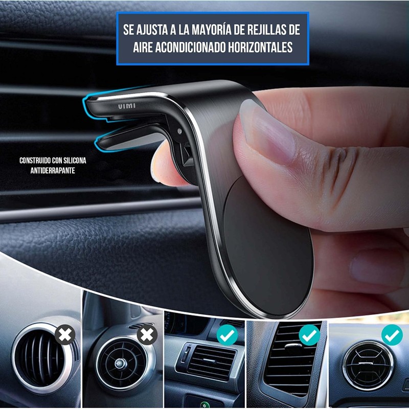 Vimi Soporte De Auto Clip para Celular Magnético con Imán