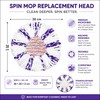 Microfiber Spin Mop Replacement Heads for O-Cedar/Vileda EasyWring – 3/6