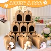 Jiytivity 24 Pcs Dog Party Favors include 12 Pcs Foldable