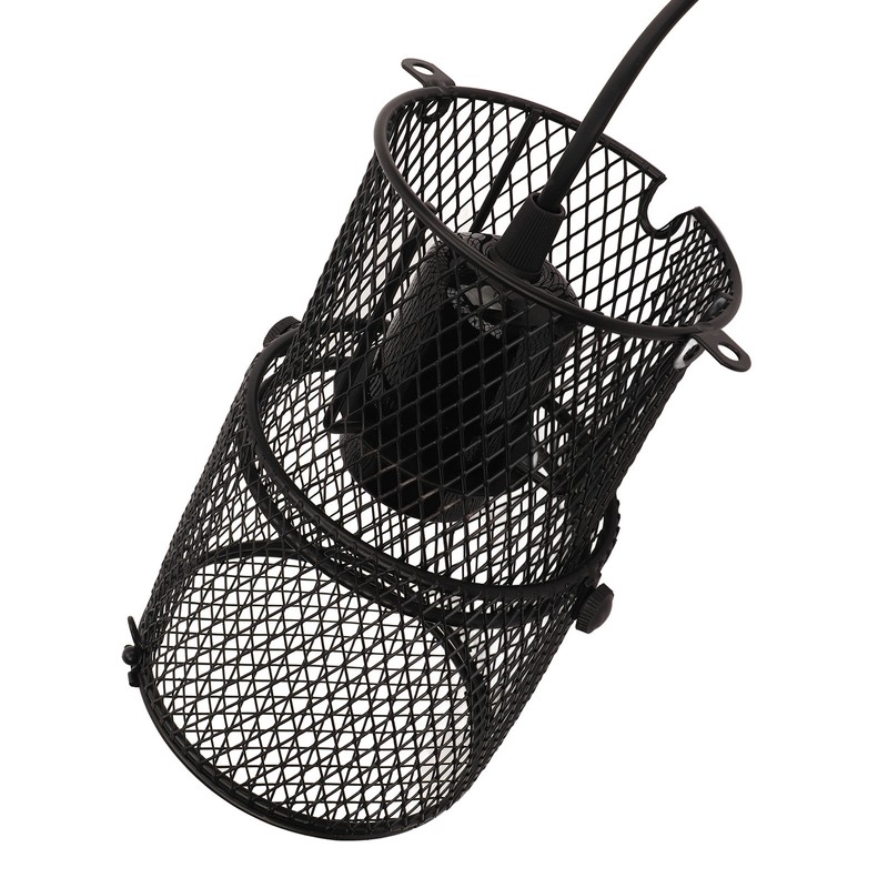 Reptile Heat Lamp Guard Avoid Scald Retractable Reptile Heat Lamp