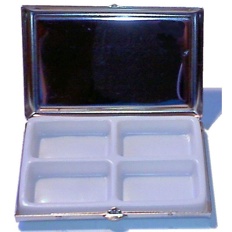 Zebra Antique Color Illustration Decorative Pill Box