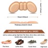 Schuheinlagen -[12 Stück]Selbstklebend Fersenschutz Fersenkissen für zu große Schuhe &