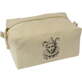 'Court Jester ' Canvas Wash Bag/Makeup Case (CS00039079)