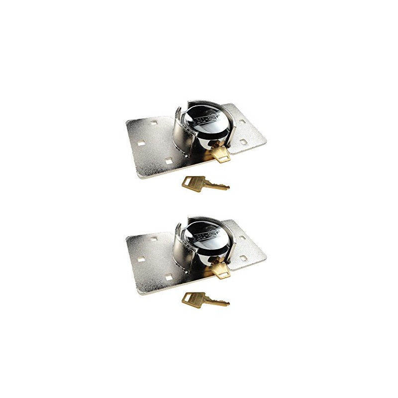 NU-SET 2-7/8 inch 73mm Hockey Puck Padlock LOCK with Hasp,