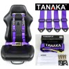 TANAKA 1 TANAKA UNIVERSAL PURPLE 4 POINT BUCKLE RACING SEAT