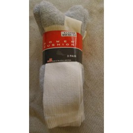 power cushion  Power Cushion Crew KING SIZE 3- PAIR Men's Shoe 12-up