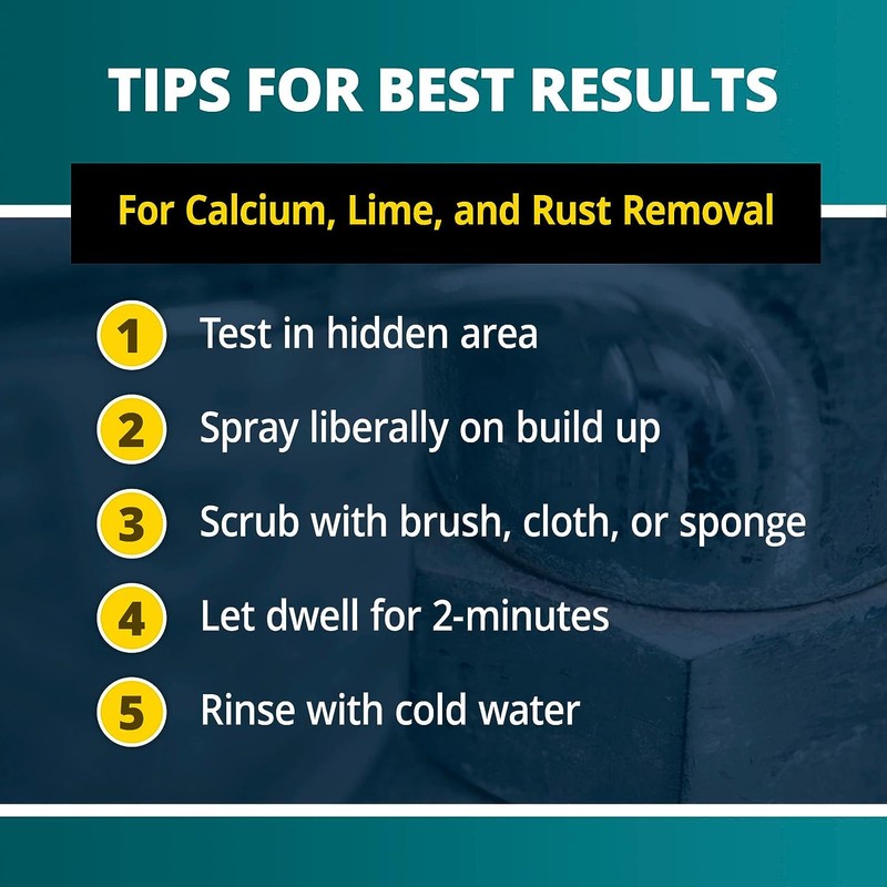 CLR PRO Calcium, Lime & Rust Remover - Quickly Removes