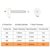 QUARKZMAN M6 x 12mm Torx Pan Head Security Sheet Screws