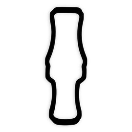 Duck Call Cookie Cutter with Easy to Push Design (4.5 inches)