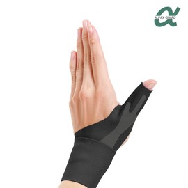 (Hyundai Hmall) Alfax Crossbone Thumb Protector Compression Adjustable Wrist Thumb Protector, Left/M / (현대Hmall) 알팍스 크로스본 엄지손가락보호대 압박조절 손목 엄지보호대, 왼쪽/M