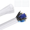 YIUTERA Organizador de Cables, Manguitos de Cable Cubre Cables Protector