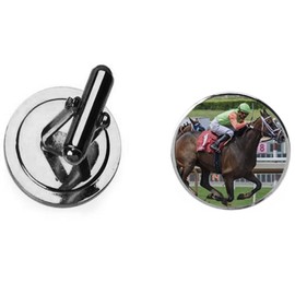 Horse Race Racing codey58 Dome Cufflinks Groom dad Wedding Jewellery boxed