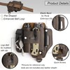 Topstache Leather Multitool Sheath,EDC Belt Organizer for Work and Daily