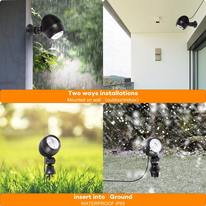 SUNLONG Solar Outdoor Lights,Solar Spot Lights Outdoor Waterproof Solar Spotlight