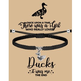 MAOFAED Duck Gift Duck Lover Gift Duck Bracelet Duck Pet Gift