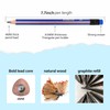 PABLUE Fat, Thick, Strong Triangular Presharpened 2B Pencils, Jumbo Wood