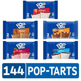 Pop-Tarts Toaster Pastries, Breakfast Foods, Kids Snacks, Variety Pack (144 Pop-Tarts)