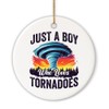 Just A Boy Who Loves Tornado Future Weatherman, Tornado Gifts,