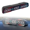 7 Inch Car LED HUD Display Time Speedometer Display Over