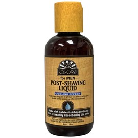 Okay Pure Naturals Post-Shaving Liquid For Men, Cooling Effect, 4 oz (118 ml)