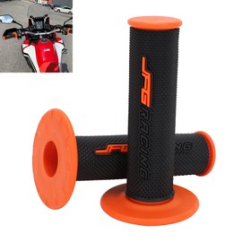 Dirt Bike Grips 7/8” Motorcycle Grips ATV Handlebar Grips Universal for SX50 SX-F EX500 EXC-F XC-W XCF-W EXCF Dirt Pit Bike ATV Enduro Supermoto - Orange