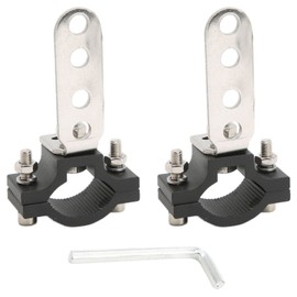 LED Light Bar Brackets 1.2in Bull Bar Tube Work Lamp Mounting Clamp for Motorcycle Truck SUV ATV