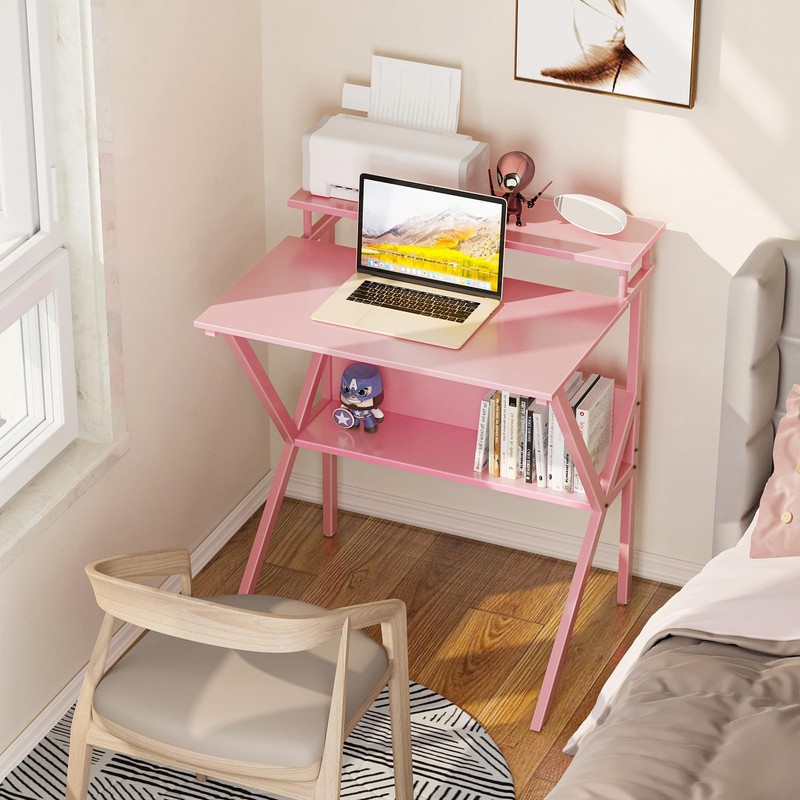ODK Small Desk, 27.5 Inch Computer Desk for Small Spaces,