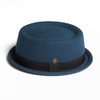 DASMARCA Jack Rudeboy Mod Style Porkpie Felt Hat - Teal