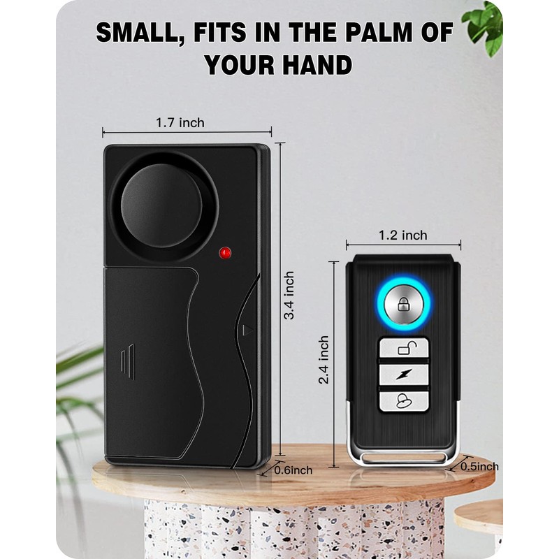 WSDCAM 110db Motorcycle Alarm with Remote Control Wireless Vibration Anti-Theft