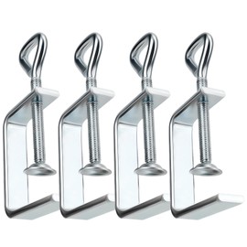 CAUTIOUS Pack of 4 Stainless Steel C Clamp High Performance C Clamps Small C Clamps for Woodworking 48 mm Table Clamp Clamp Screw for Clamps Woodworking Tool Car Repair