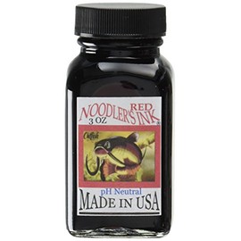 Noodler's Ink Fountain Pen Bottled Ink, 3oz - Red
