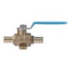SharkBite 1/2 Inch Crimp Ball Valve with Mounting Tabs and