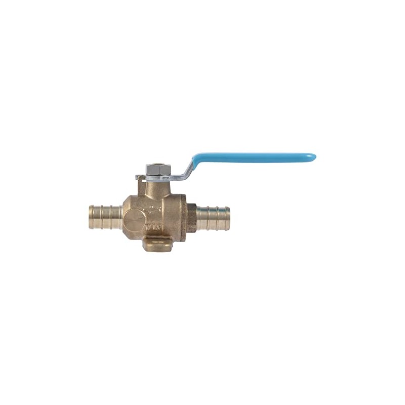 SharkBite 1/2 Inch Crimp Ball Valve with Mounting Tabs and