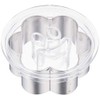 Tiger Crown Cookie Cutter, Silver, Clear, 2.8 x 2.8 x