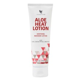 Forever Living Aloe Heat Lotion | loción corporal caliente con mentol alivia músculos