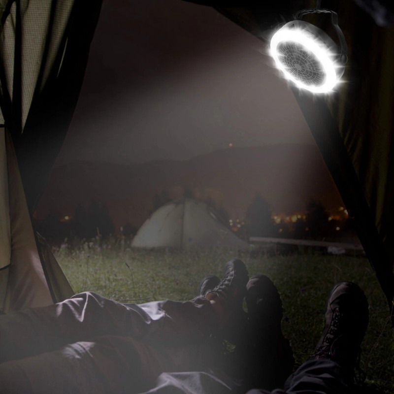 iMountek Portable 80LM Camping LED Light Fan Outdoor Lantern Cooling