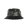 Flex fit Men Hats Crinkled Paper Black Standard Size