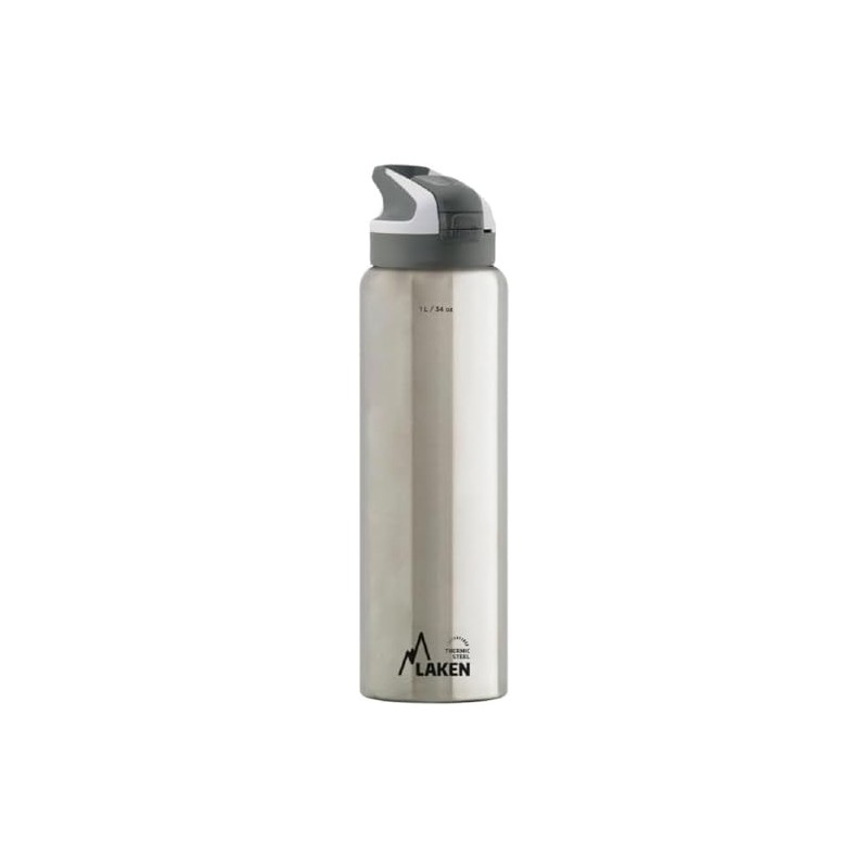 Laken Unisex - Adult Thermos TS10 Thermos Flask, Steel, 18/8-1L