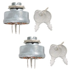 2-Pack STD365402 Ignition Switch Replacement for Craftsman 536.270112 10 HP Electric Start 30 in. Mower/Mulcher - Compatible with 725-0267 925-0267 Starter Key Switch