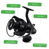 12+1 BB Spinning Reel with Front and Rear Double Drag