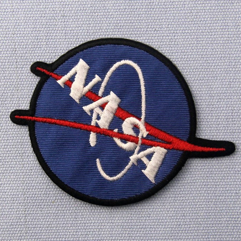 NASA Logo Space Explorer Embroidered Applique Iron On Sew On